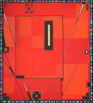 Michal Bogucki (1946), Red Abstraction, 2023