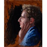 Mikołaj Anatolak, Portret w błękicie, 2023