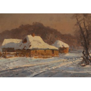 Victor KORECKI, WINTER LANDSCAPE