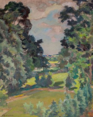Waclaw ZABOKLICKI, SUMMER LANDSCAPE