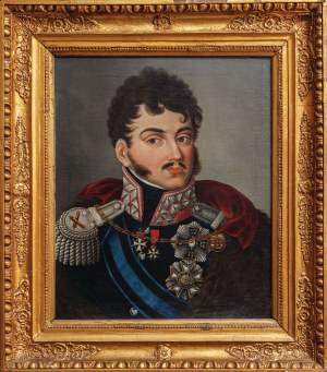 Painter of Poland, PORTRET KS. JÓZEF PONIATOWSKI, 2nd quarter of the 19th century.