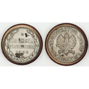 MEDAL, NAGRODA ZA KONIA REMONTOWEGO, Ministerstwo Spraw Wojskowych, 1938