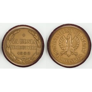 MEDAL, NAGRODA ZA KONIA REMONTOWEGO, Ministerstwo Spraw Wojskowych, 1932