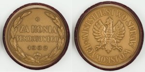 MEDAL, AWARD FOR REMARKABLE HORSE, Ministry of Military Affairs, 1932