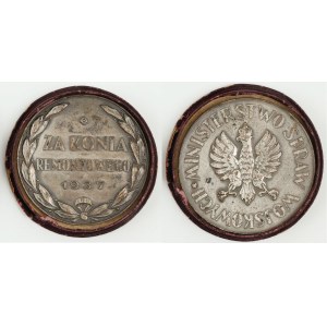 MEDAL, NAGRODA ZA KONIA REMONTOWEGO, Ministerstwo Spraw Wojskowych, 1937