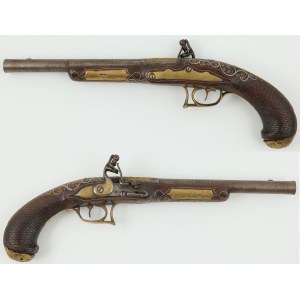 PISTOLET SKAŁKOWY, 2 poł. XVIII w.