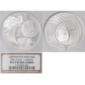 10 ZŁ, 2007, Dzieje Złotego - 5 zł 1928