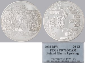20 ZŁ, 2008, 65th Anniversary of the Warsaw Ghetto Uprising