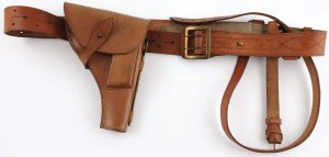 OFFICER'S BELT WITH TT 33 PISTOL HOLSTER