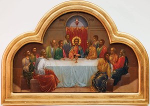 CEREAL IICON, LAST SUPPER, Russia, late 19th century.