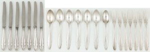 SET OF DESSERT STUFF, Germany, Heilbronn, Bruckmann, early 20th century.
