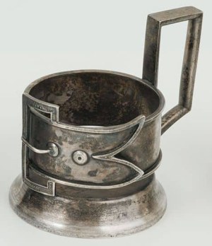 SHIRT CART in the form of a belt, Poland, Warsaw, Plewkiewicz, ca. 1900.