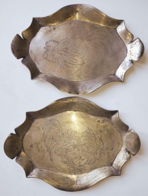 PAIR OF PATTERNS WITH COGS, Austrian Empire, Transcarpathian Ruthenia (now Ukraine), Mukachevo, 1820