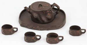 TEA SET, China, Yixing, mid-20th century.