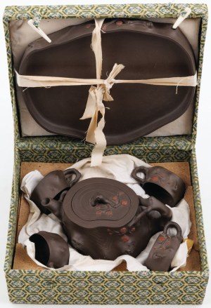 TEA SET, China, Yixing, mid-20th century.