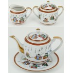 TEA SET, Japan, Kutani, circa 1930.
