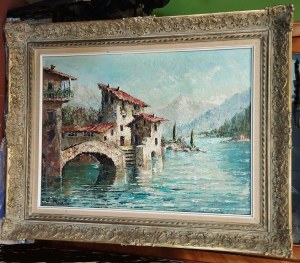 Constatntino PROIETTO, HOUSE ON AN ALPINE LAKE