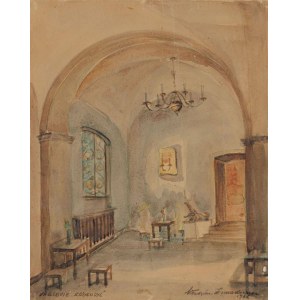 Władysław ZIMADOWICZ, WNĘTRZE RESTAURACJI „KROKODYL” NA RYNKU STAREGO MIASTA W WARSZAWIE, 1966