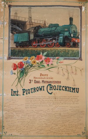 Kazimierz JACHIMOWICZ, PIOTR CHOJECKI'S NAME DIPLOM, KOWEL, 1924
