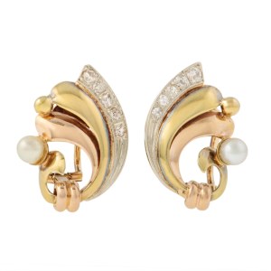 Earrings, Austria, Vienna, l. 1920s.