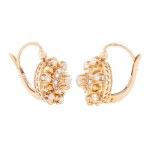 Earrings, France, 19th/20th century.