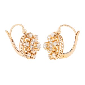 Earrings, France, 19th/20th century.
