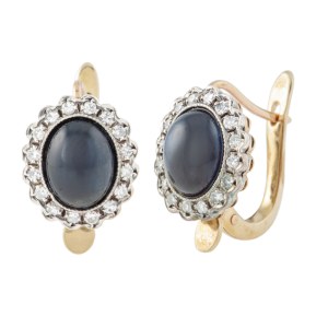Earrings, 2nd half of the 20th century.