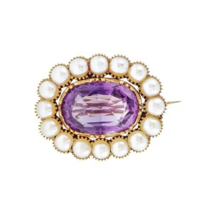 Brooch, 1950s-60s.
