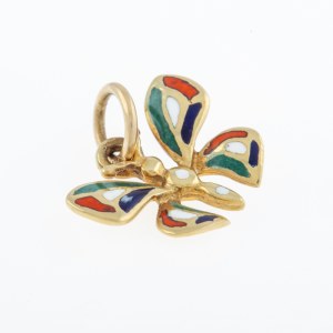 Pendant in the form of a butterfly, 2nd half of the 20th century.