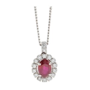 Pendant with chain, k. 20th c.