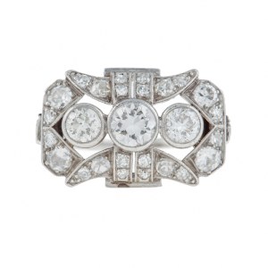 Ring, 1920s-30s, art déco