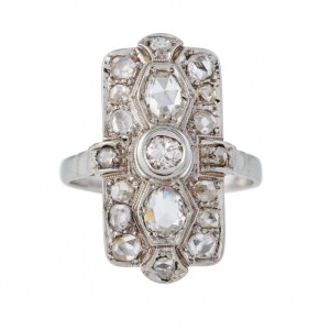 Ring, 1930s-40s, art déco