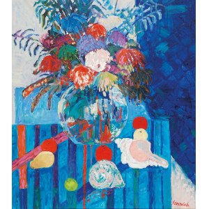 Jan SZANCENBACH (1928-1998), Kwiaty i muszle, 1997