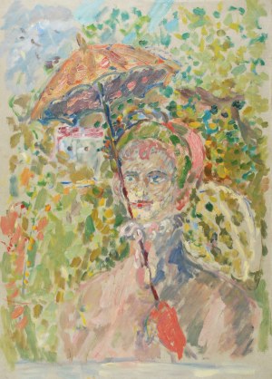 Paweł TARANCZEWSKI (ur. 1940), Kobieta z parasolką
