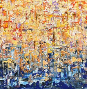 Mariola Swigulska, Hot sun on the azure coast , 2025