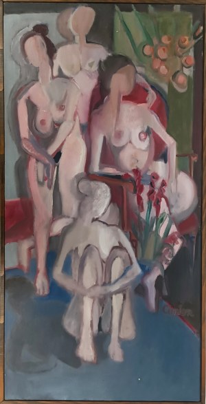 Christophe Curien (b. 1952), Quadruple act, 1972