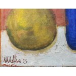 Maria Collin (ur. 1942), Bukiet z gruszkami, 2005
