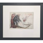 Franciszek Starowieyski (1930-2009), Sketch for a Socialist Realist Image