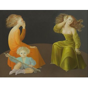 Leonor Fini (1907-1996), La chambre d'echo (XL/C)