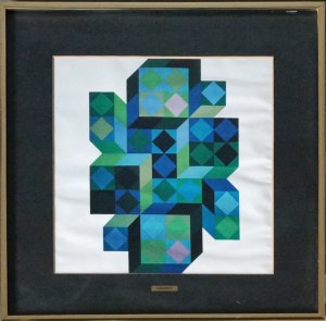 Victor Vasarely (1906-1997), Tridim - B (from the series In Tribute to the Peak), ca. 1970.