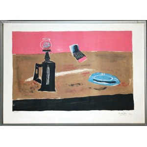 Henryk Hayden (1883-1970), Martwa natura z lampą, 1962