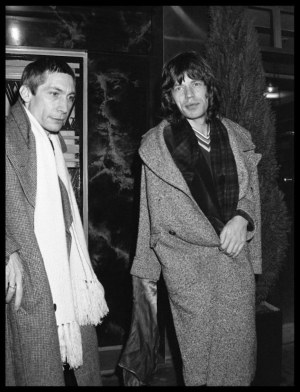 Patrick Siccoli, Mick Jagger & Charlie Watts 