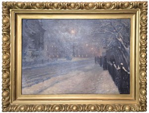 Soter Jaxa-Malachowski (1867-1952), Cracow in winter, 1924