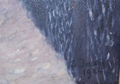 Soter Jaxa-Małachowski (1867-1952), Kraków zimą, 1924