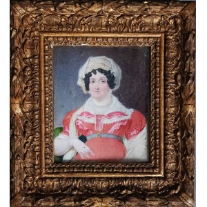 Artysta nieznany, Portret kobiety (miniatura)