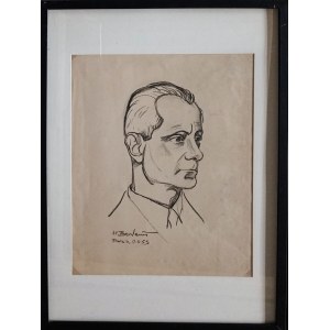 Henryk Berlewi (1894-1967), Portret mężczyzny, 1953