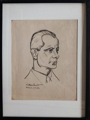 Henryk Berlewi (1894-1967), Portrait of a Man, 1953