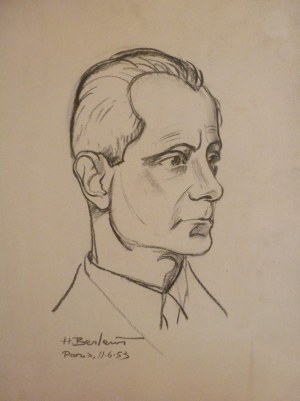 Henryk Berlewi (1894-1967), Portrait of a Man, 1953