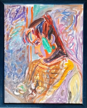 Lutka Pink / owned by Ludwika Pinkusiewicz (Sznajdla Łaja Pinkusewicz) (1906-1998), Portrait of a woman