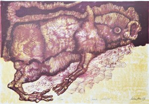 Jan Lebenstein (1930-1999), Course pétrifiée (Petrified Race), 1973